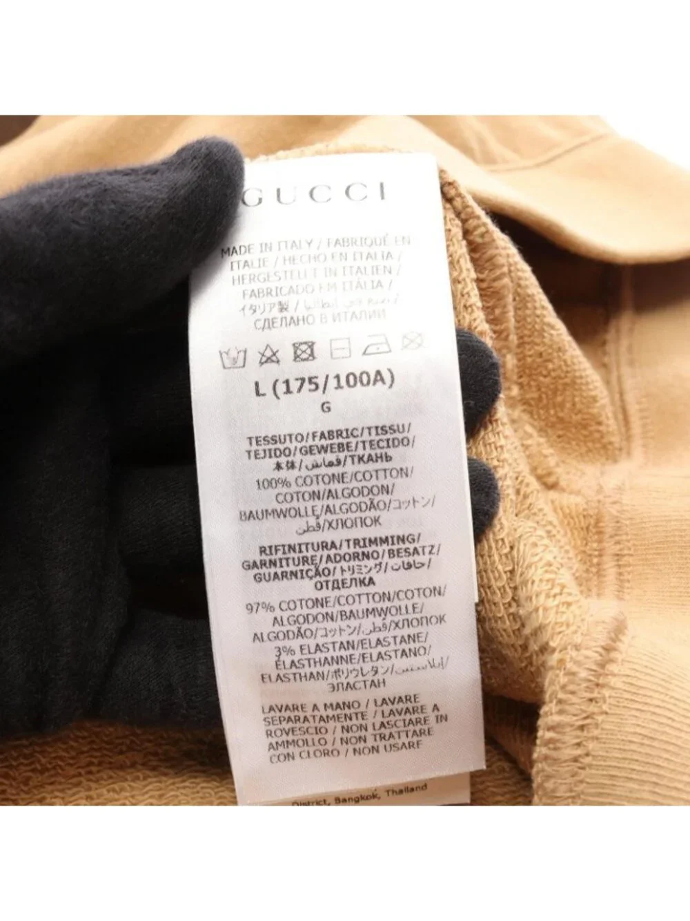 Gucci Hoodie Logo Print Dog Cotton